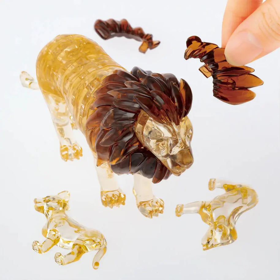 Lion & Cub 3D Crystal Puzzle