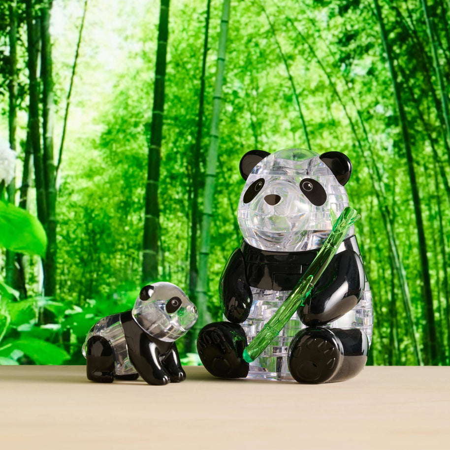 Panda & Baby 3D Crystal Puzzle